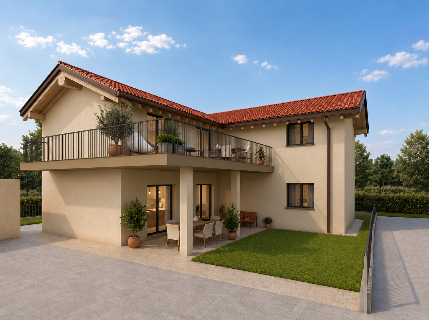 Appartamenti in villa di nuova costruzione